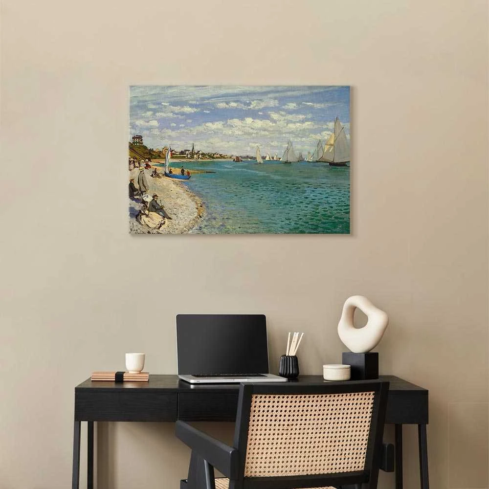 Artgeist Paveikslas - Claude Monet – Regatta at Sainte-Adresse