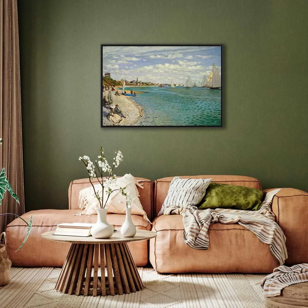 Artgeist Paveikslas - Claude Monet – Regatta at Sainte-Adresse