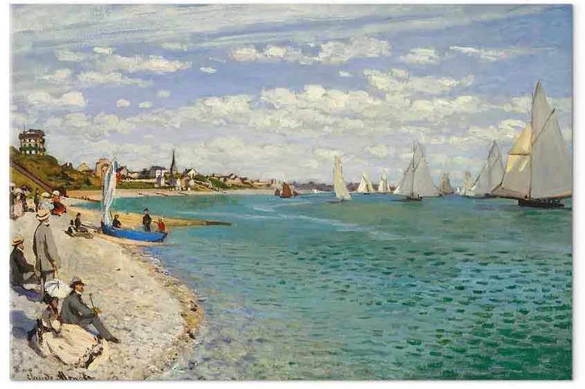 Artgeist Paveikslas - Claude Monet – Regatta at Sainte-Adresse