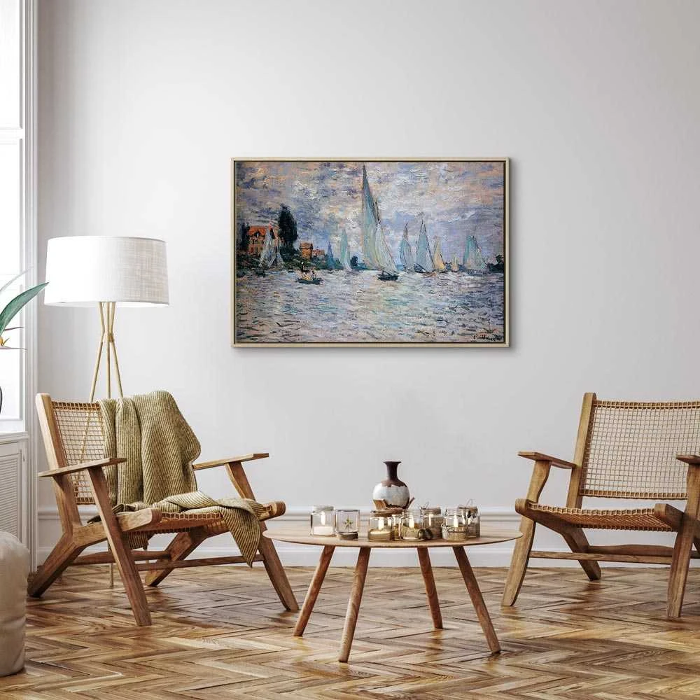 Artgeist Paveikslas - Claude Monet - Sailboats, Regatta in Argenteuil