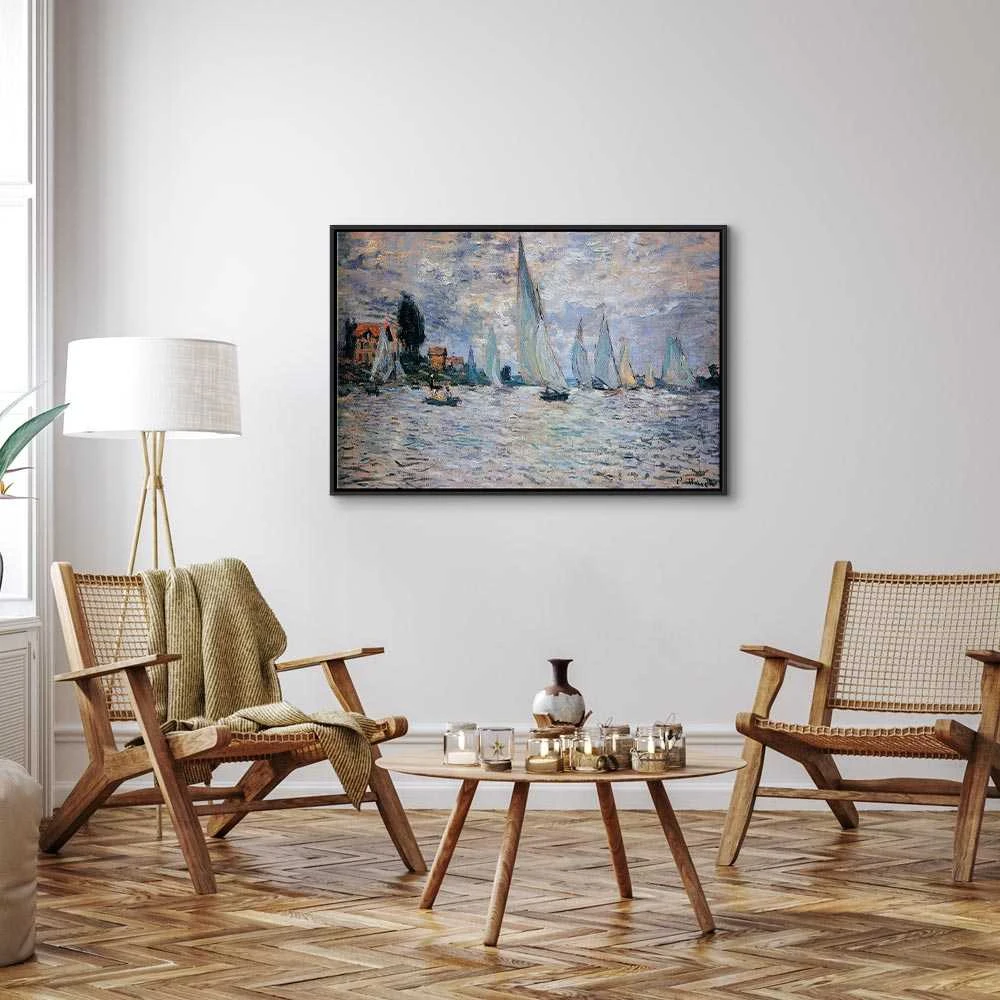 Artgeist Paveikslas - Claude Monet - Sailboats, Regatta in Argenteuil