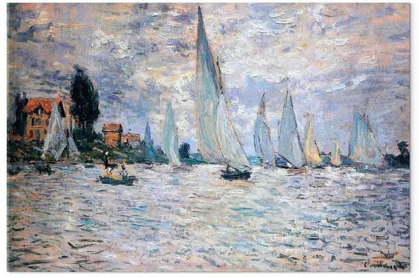 Artgeist Paveikslas - Claude Monet - Sailboats, Regatta in Argenteuil