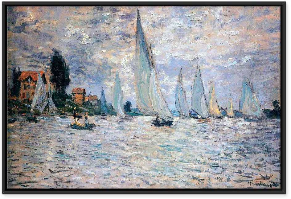Artgeist Paveikslas - Claude Monet - Sailboats, Regatta in Argenteuil