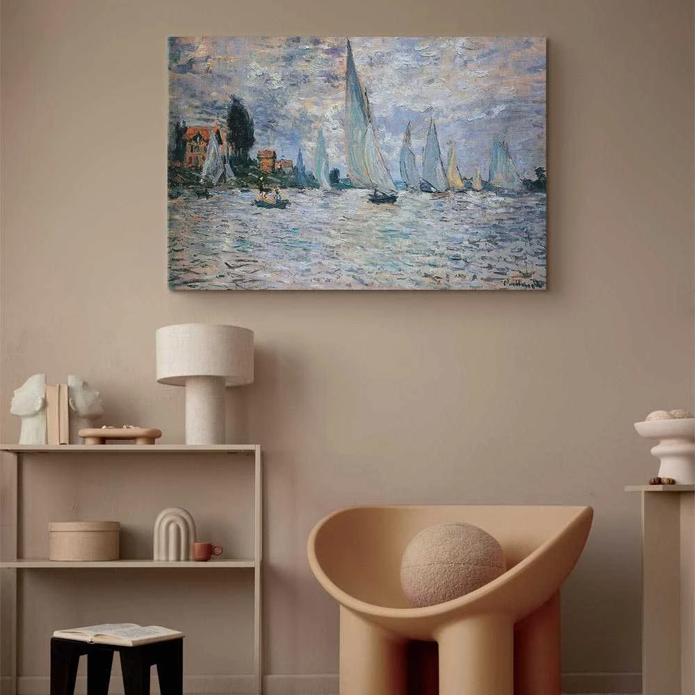 Artgeist Paveikslas - Claude Monet - Sailboats, Regatta in Argenteuil