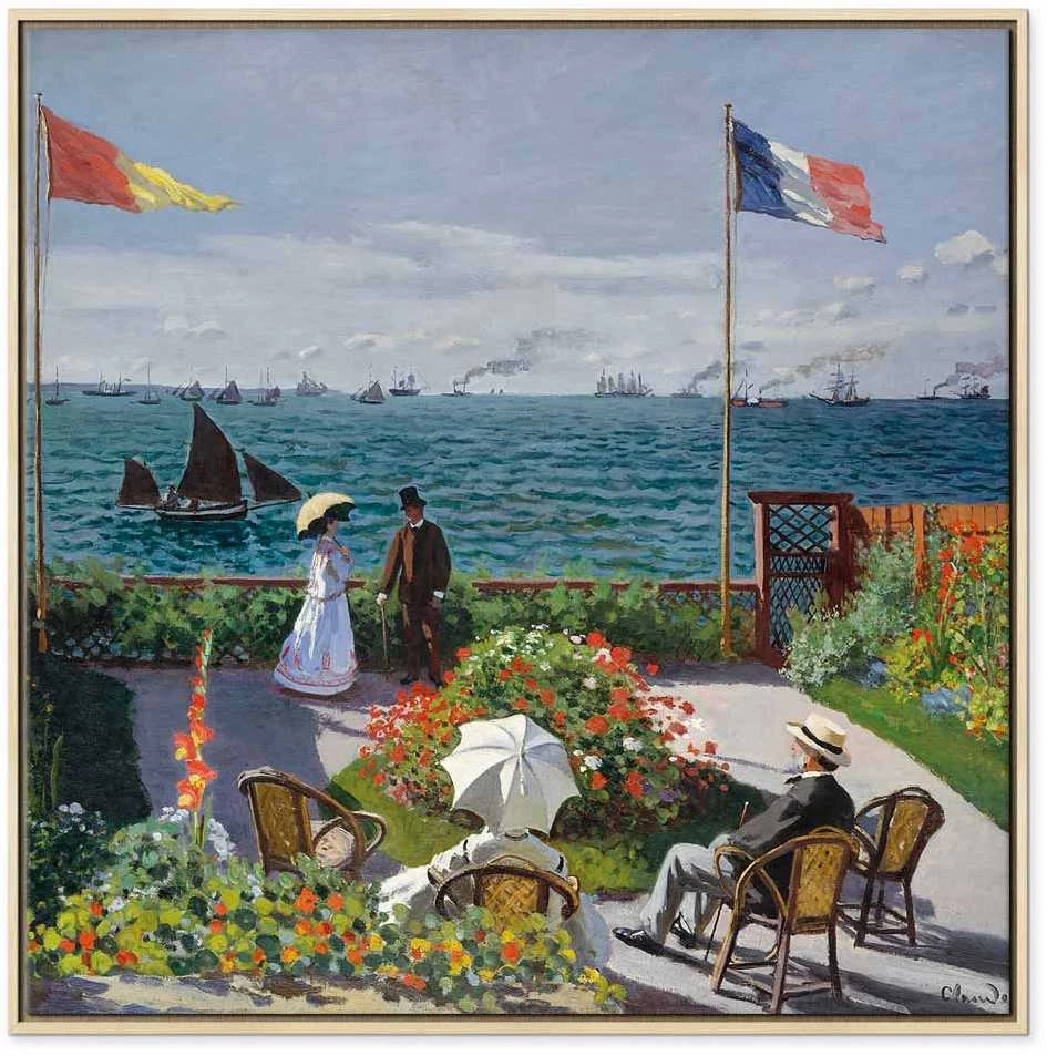 Artgeist Paveikslas - Claude Monet – Terrace at Sainte-Adresse