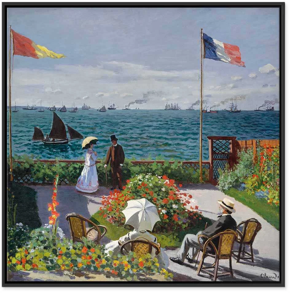 Artgeist Paveikslas - Claude Monet – Terrace at Sainte-Adresse
