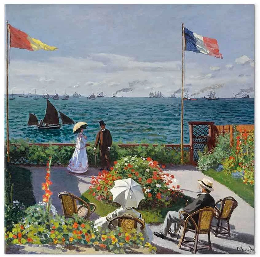 Artgeist Paveikslas - Claude Monet – Terrace at Sainte-Adresse