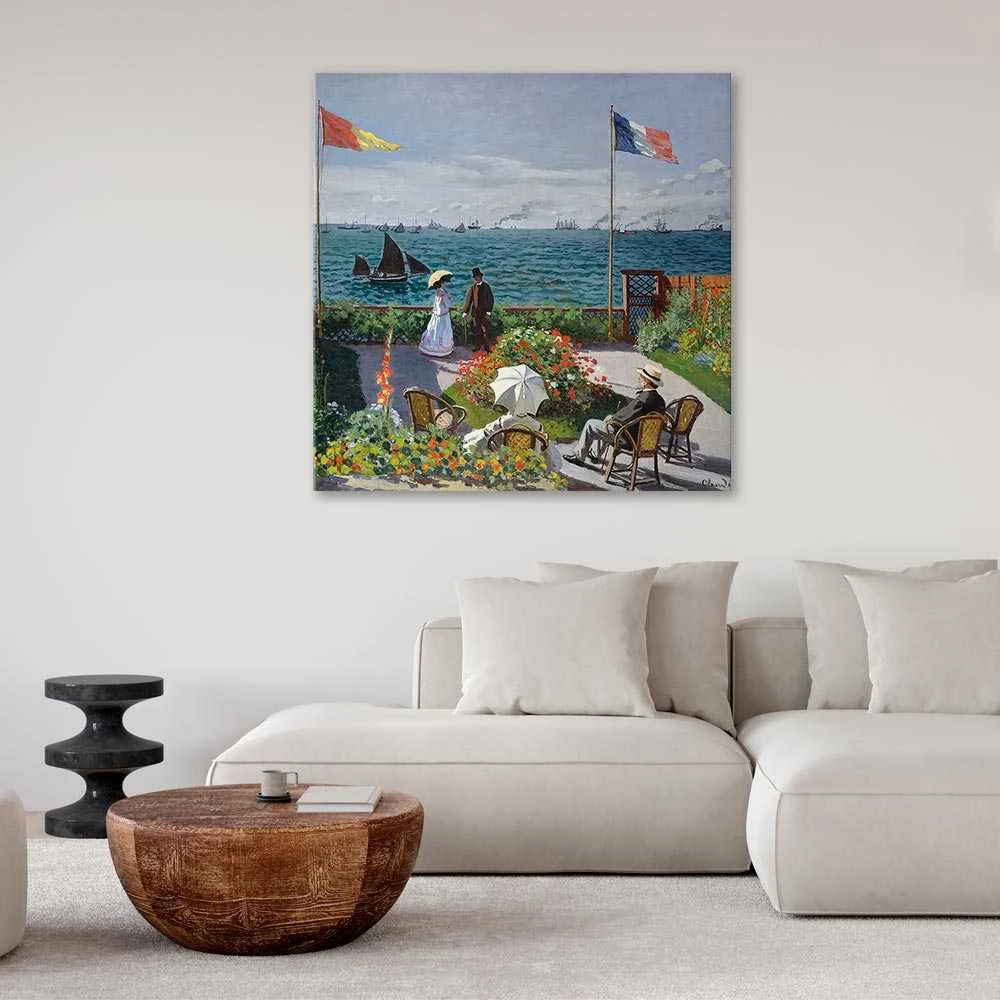 Artgeist Paveikslas - Claude Monet – Terrace at Sainte-Adresse
