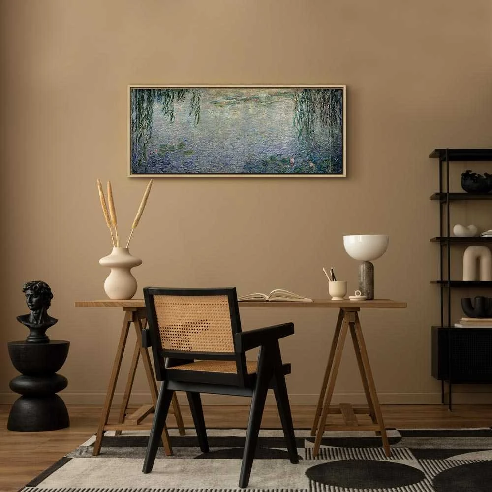 Artgeist Paveikslas - Claude Monet – The Water Lilies – Clear Morning with Willows