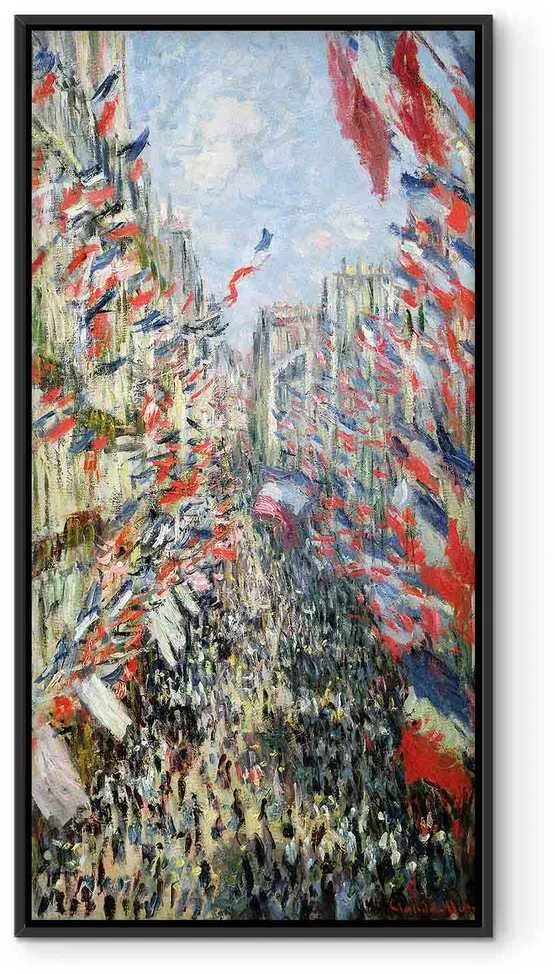 Artgeist Paveikslas - Claude Monet – The Rue Montorgueil in Paris, Celebration of June 30, 1896