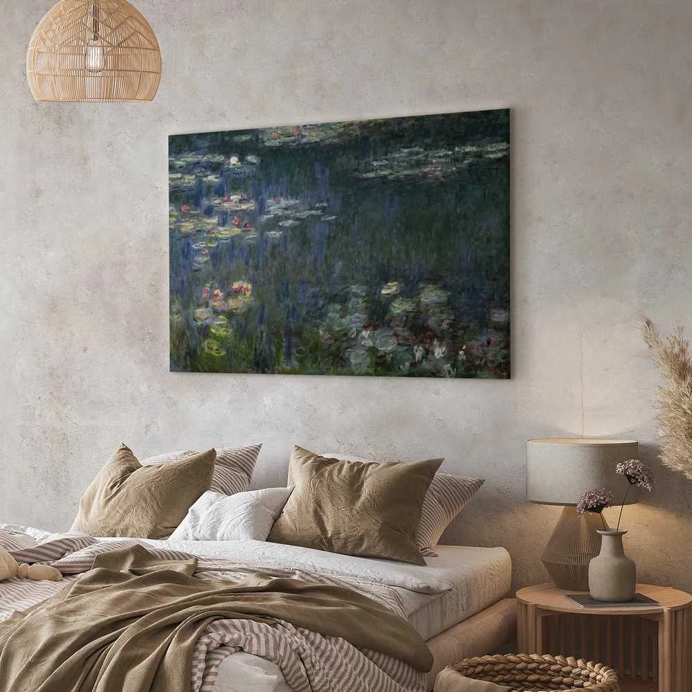 Artgeist Paveikslas - Waterlilies: Žalias Reflections (Claude Monet)