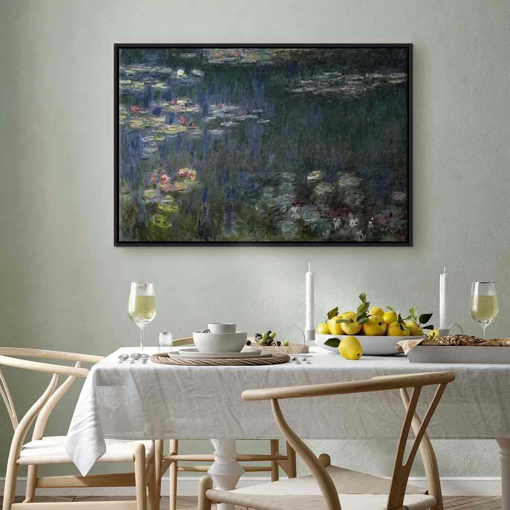Artgeist Paveikslas - Claude Monet – Waterlilies: Žalias Reflections