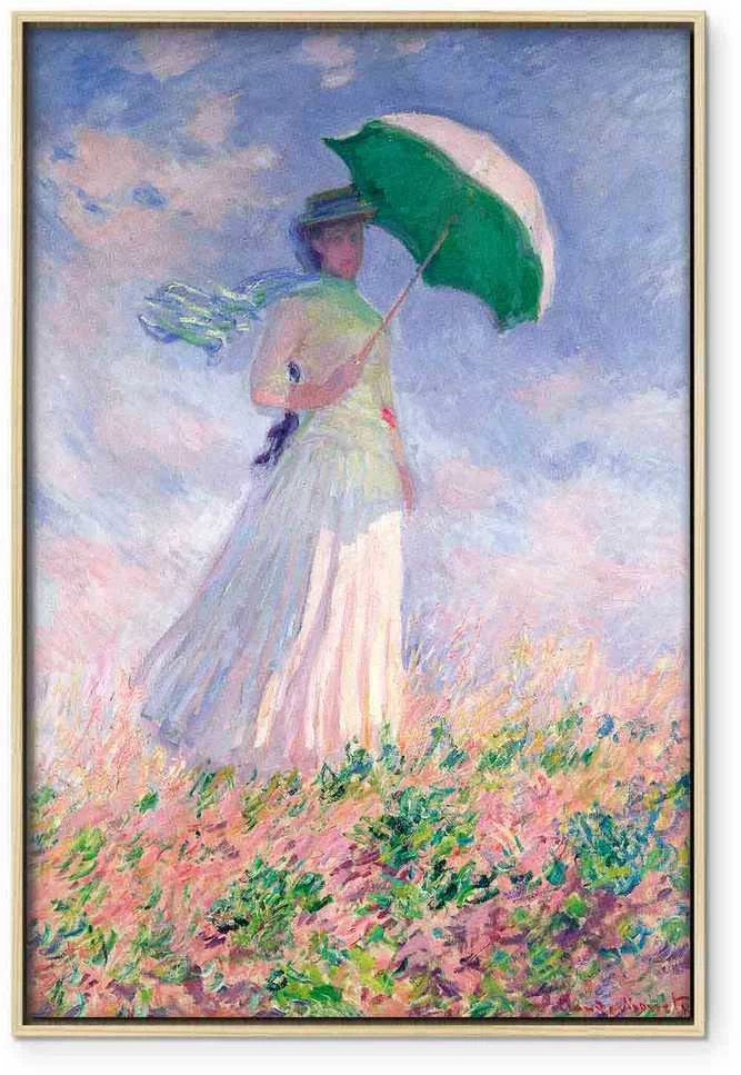 Artgeist Paveikslas - Claude Monet – Woman with a Parasol, facing right