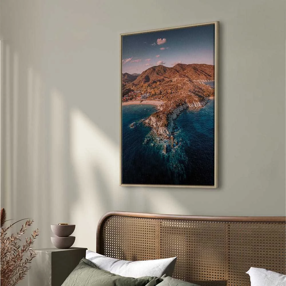 Artgeist Paveikslas - Cliff in Kalamitsi (1 Part) Vertical