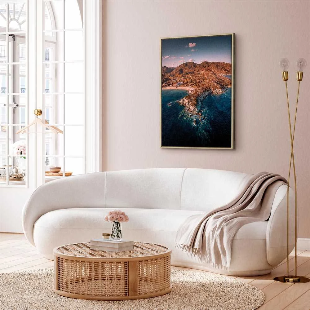 Artgeist Paveikslas - Cliff in Kalamitsi (1 Part) Vertical