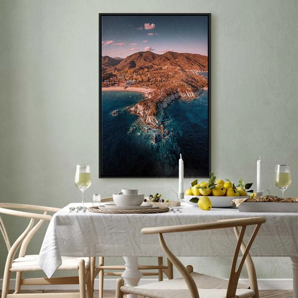 Artgeist Paveikslas - Cliff in Kalamitsi (1 Part) Vertical