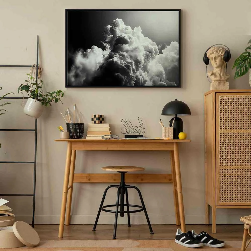 Artgeist Paveikslas - Clouds Like from Dreams: Let the Sun Illuminate Your Day – A Visual Feast