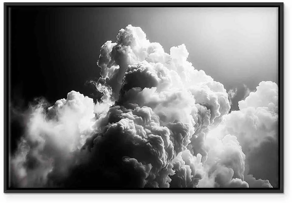 Artgeist Paveikslas - Clouds Like from Dreams: Let the Sun Illuminate Your Day – A Visual Feast