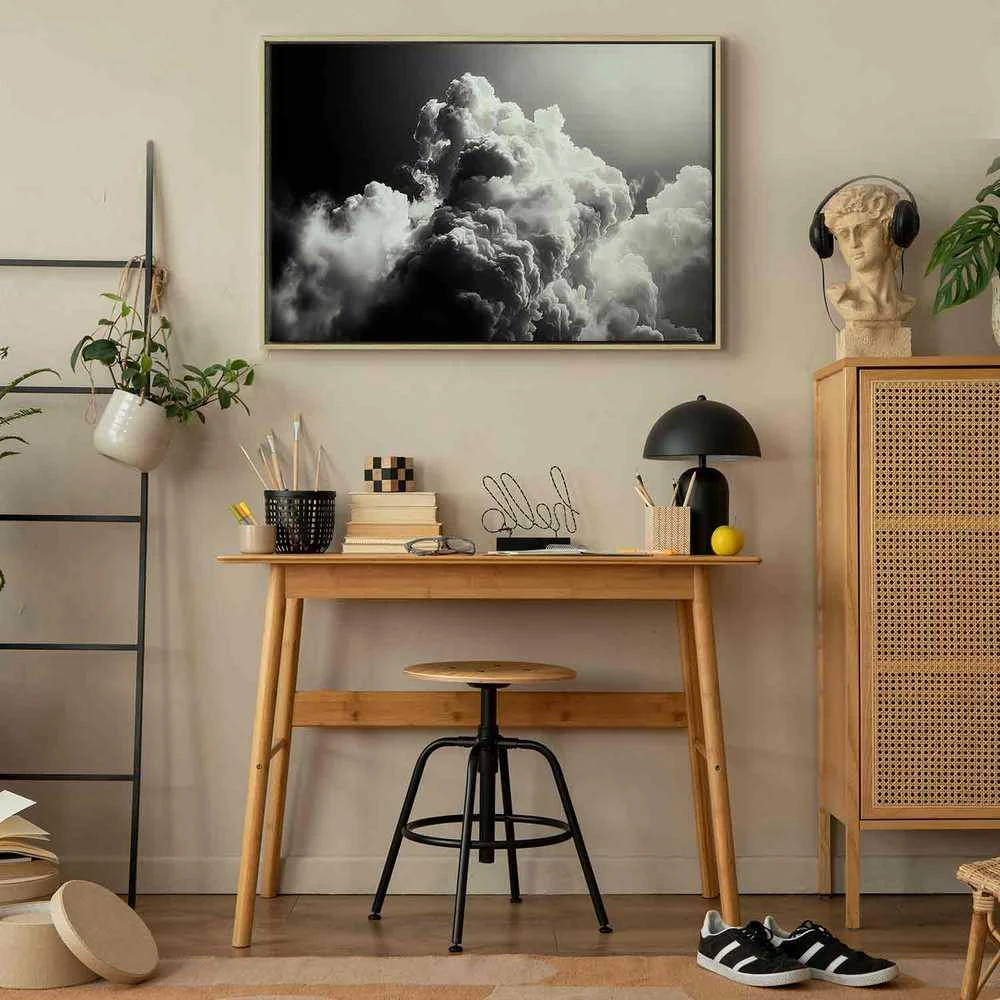 Artgeist Paveikslas - Clouds Like from Dreams: Let the Sun Illuminate Your Day – A Visual Feast