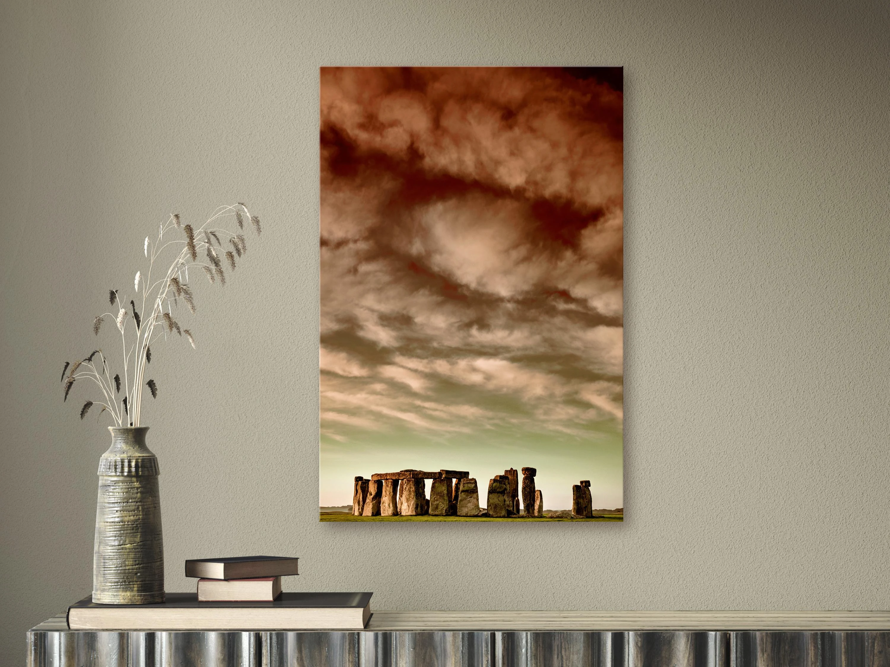 Artgeist Paveikslas - Clouds Over Stonehenge (1 Part) Vertical
