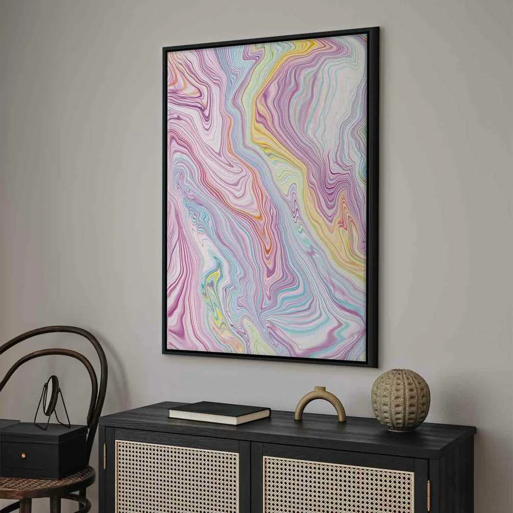 Artgeist Paveikslas - Colorful Dream - Abstract Shapes in Pastel Colors