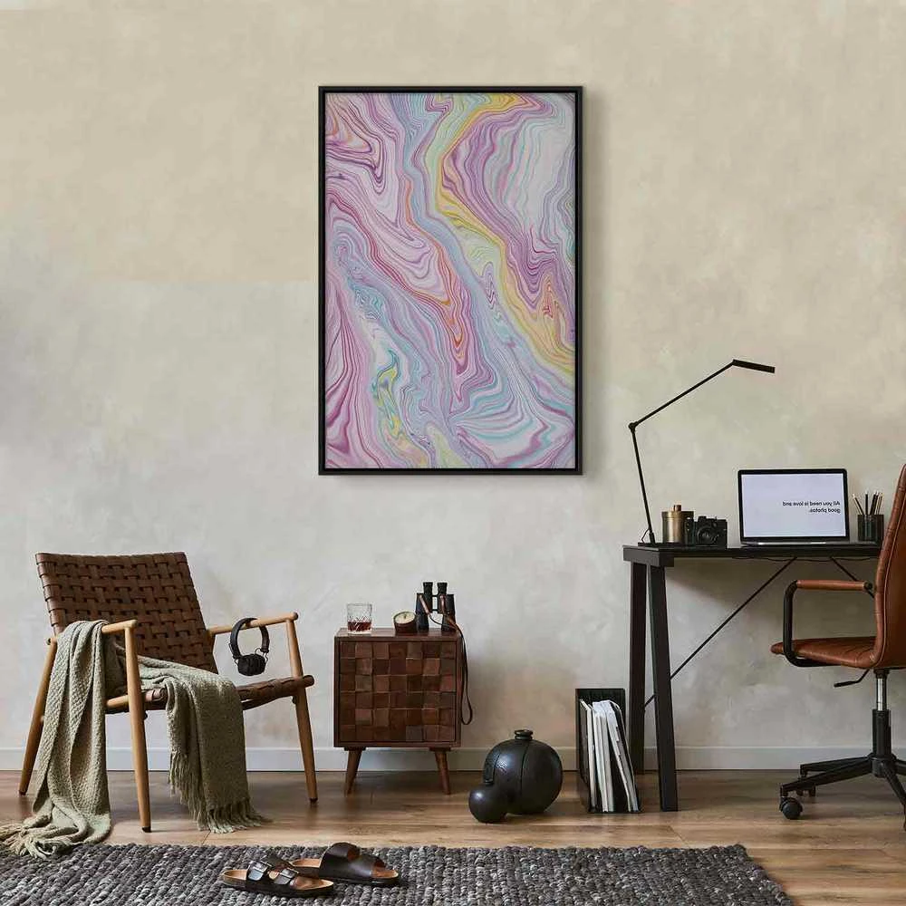 Artgeist Paveikslas - Colorful Dream - Abstract Shapes in Pastel Colors