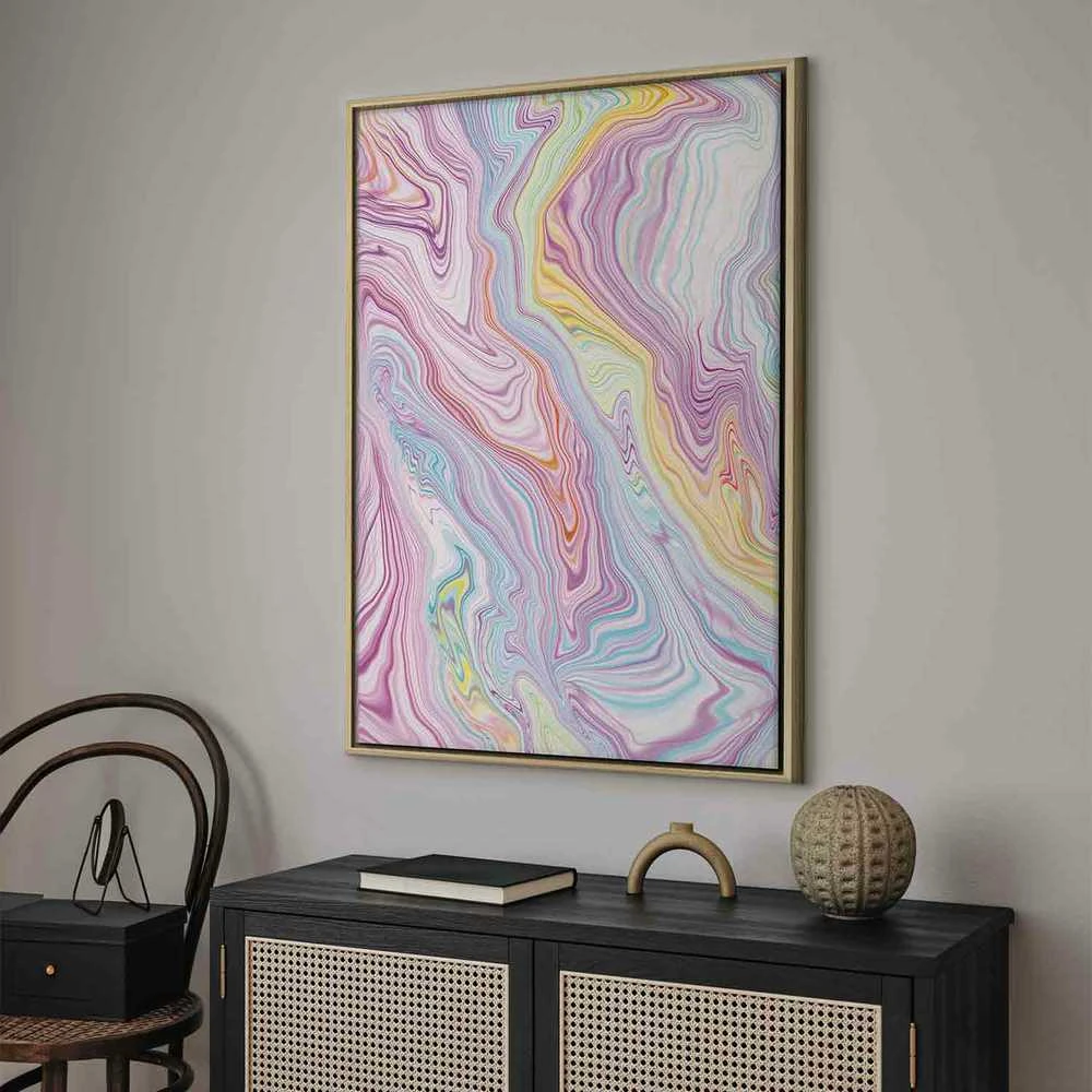 Artgeist Paveikslas - Colorful Dream - Abstract Shapes in Pastel Colors