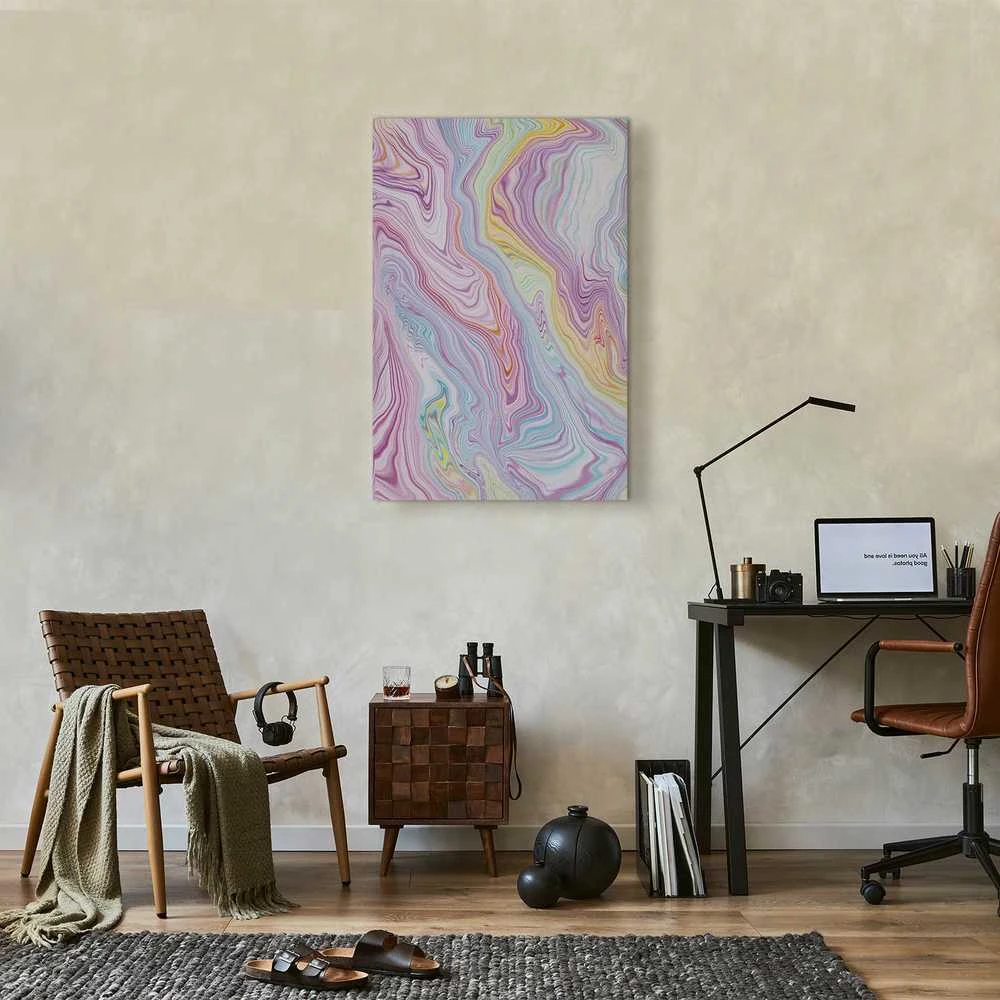 Artgeist Paveikslas - Colorful Dream - Abstract Shapes in Pastel Colors