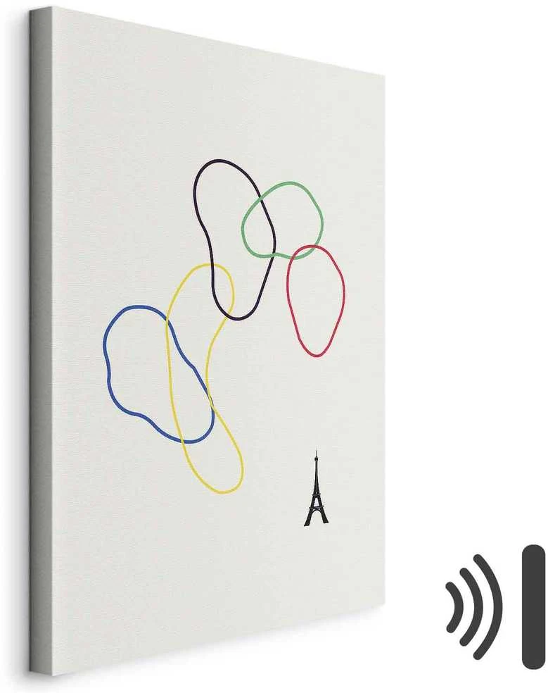 Artgeist Paveikslas - Colorful Rings - Digital Graphics - Minimalism