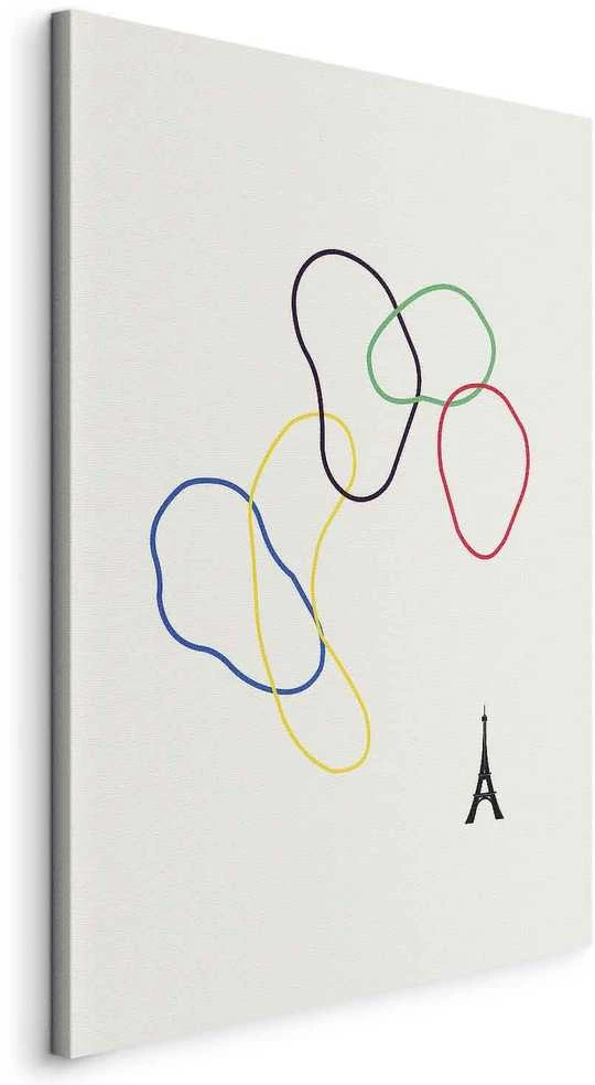 Artgeist Paveikslas - Colorful Rings - Digital Graphics - Minimalism