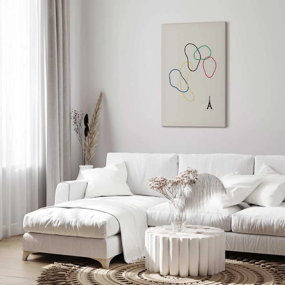 Artgeist Paveikslas - Colorful Rings - Digital Graphics - Minimalism