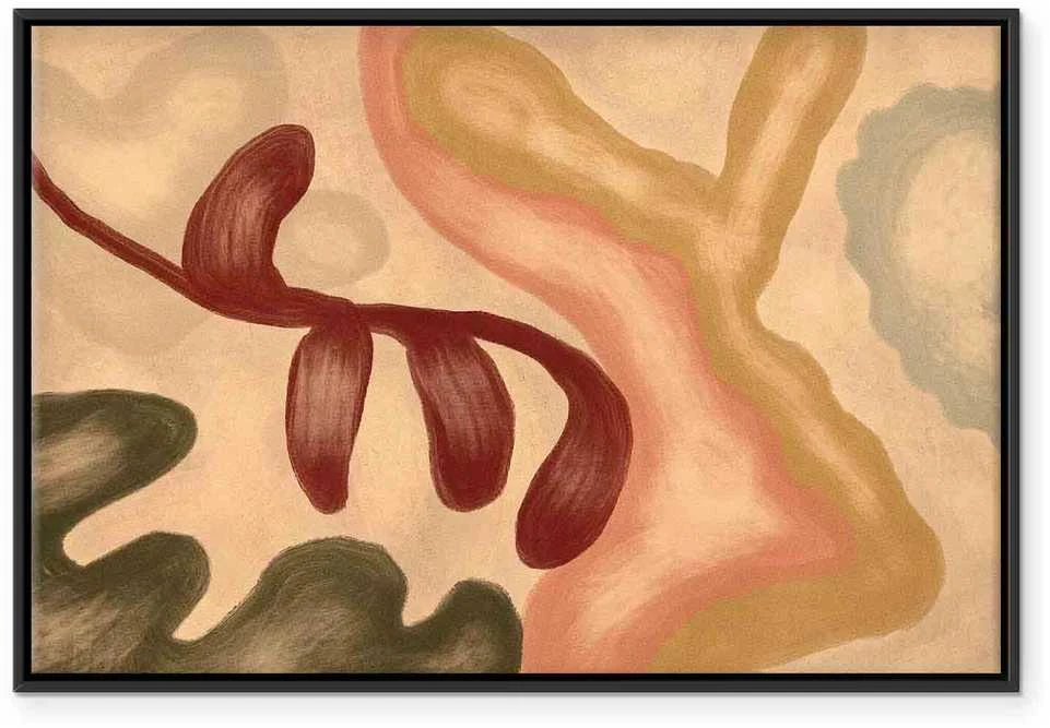 Artgeist Paveikslas - Colorful shapes – worn-out figures in lime wash technique