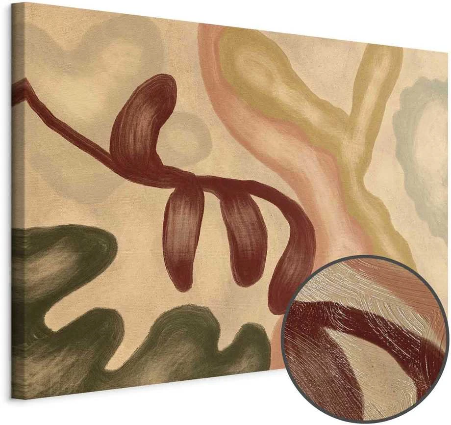 Artgeist Paveikslas - Colorful shapes – worn-out figures in lime wash technique