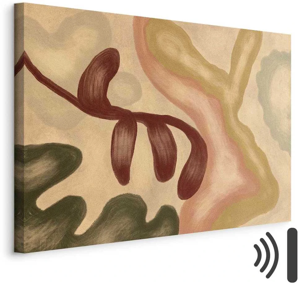 Artgeist Paveikslas - Colorful shapes – worn-out figures in lime wash technique