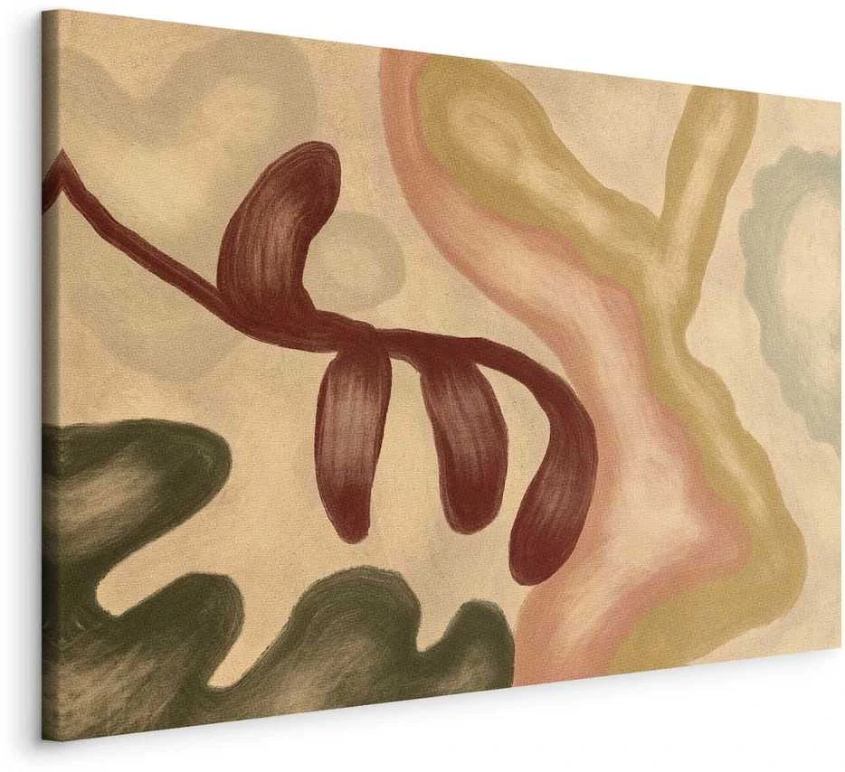 Artgeist Paveikslas - Colorful shapes – worn-out figures in lime wash technique