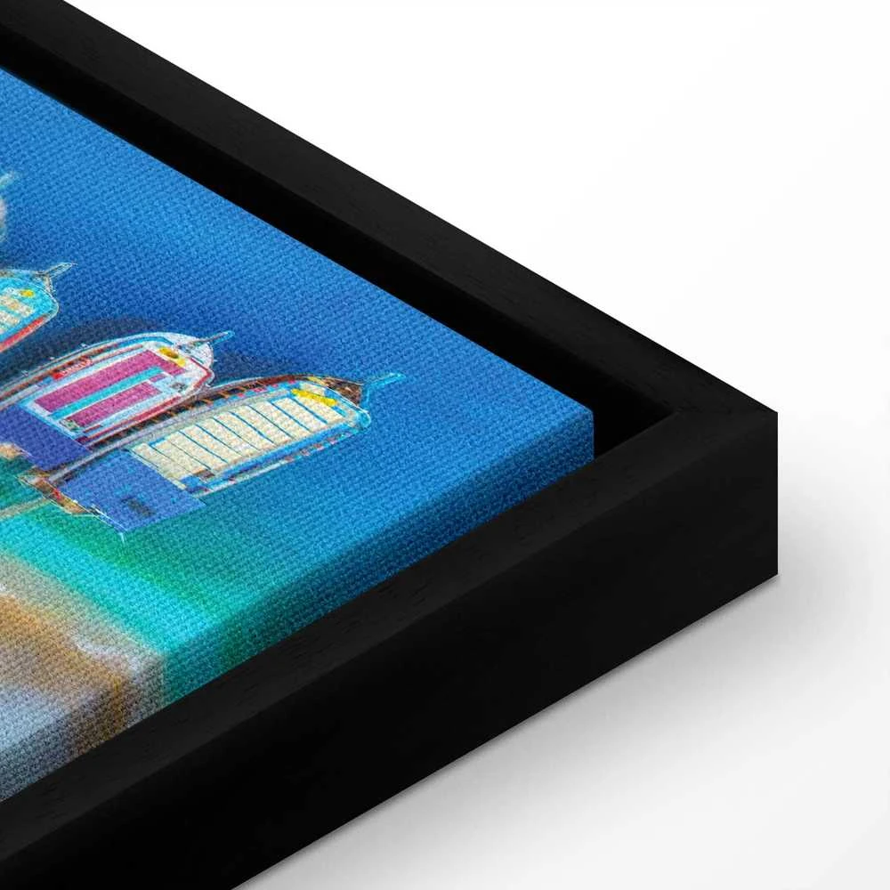 Artgeist Paveikslas - Colourful Boats (1 Part) Narrow