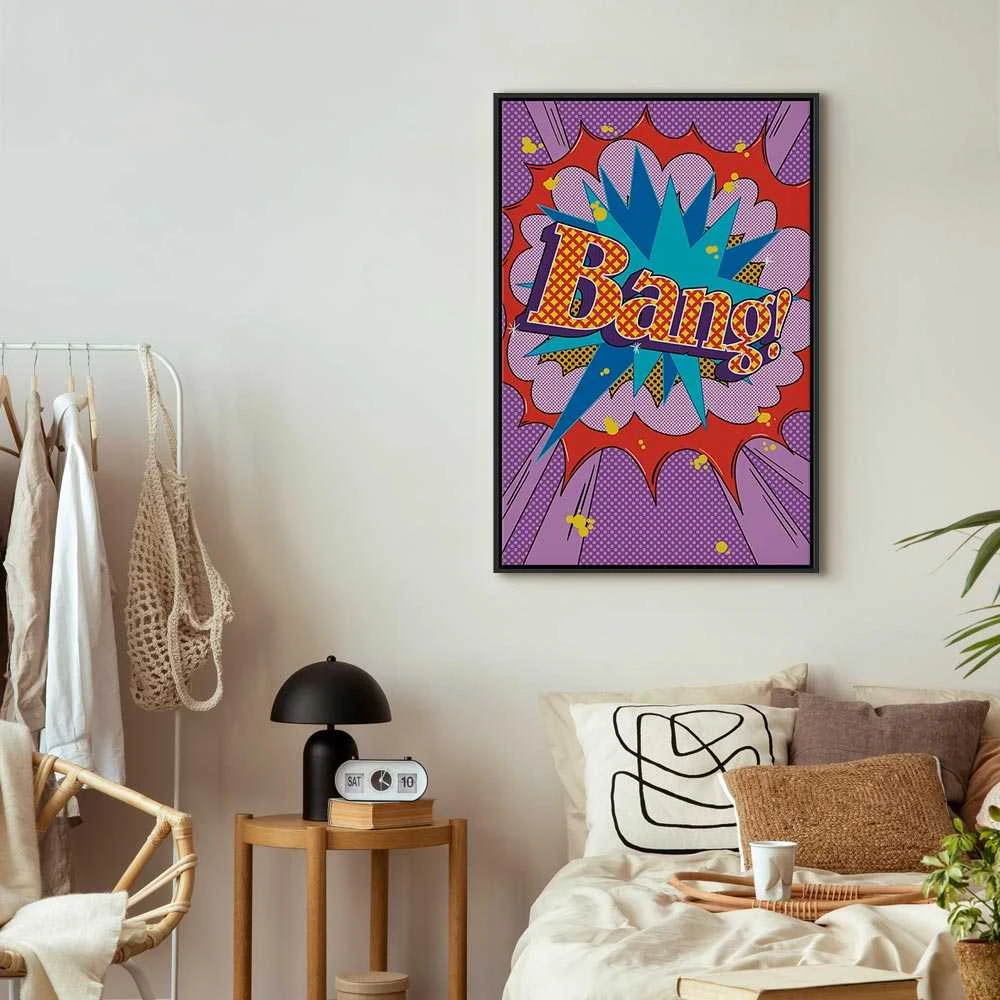 Artgeist Paveikslas - Comic Street Art (1-part) - Colorful Text on Vibrant Background