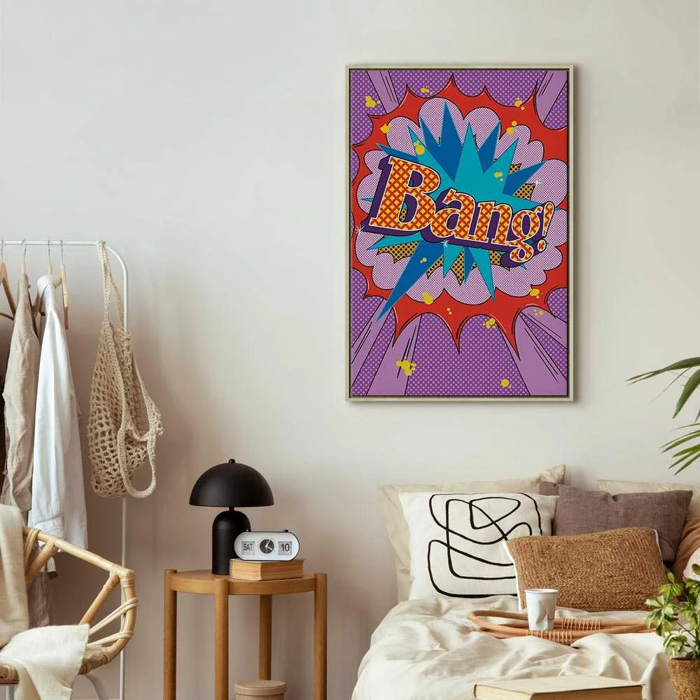 Artgeist Paveikslas - Comic Street Art (1-part) - Colorful Text on Vibrant Background