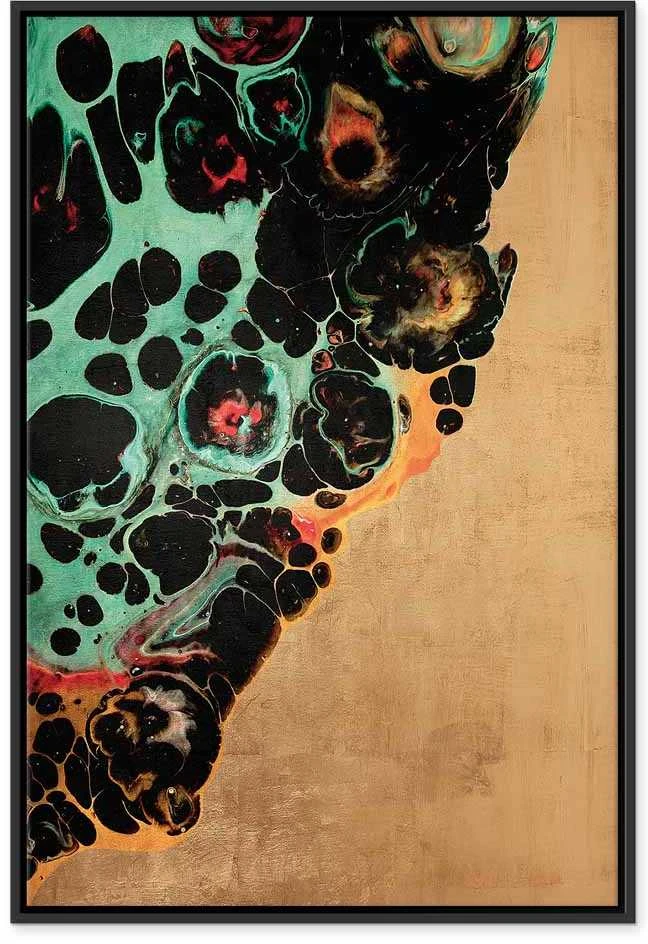 Artgeist Paveikslas - Composition of Micro Shapes (1-part) - Abstract Forms of Colors