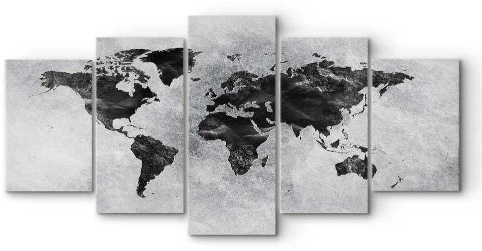 Artgeist Paveikslas - Concrete World (5 Parts) Wide