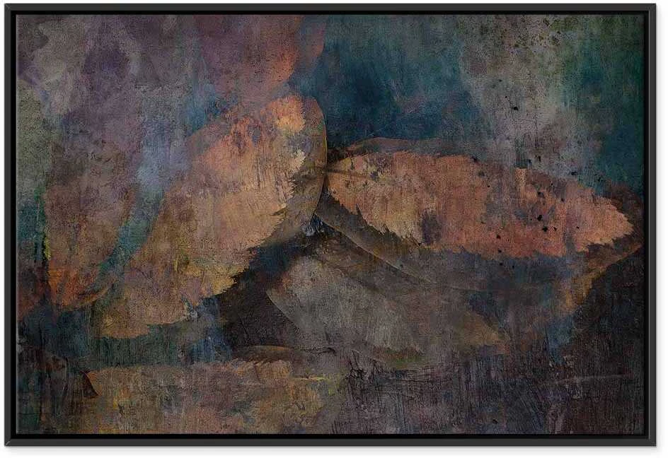 Artgeist Paveikslas - Copper Leaves (1 Part) Wide
