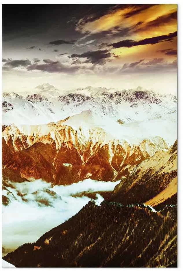 Artgeist Paveikslas - Copper Mountains (1 Part) Vertical