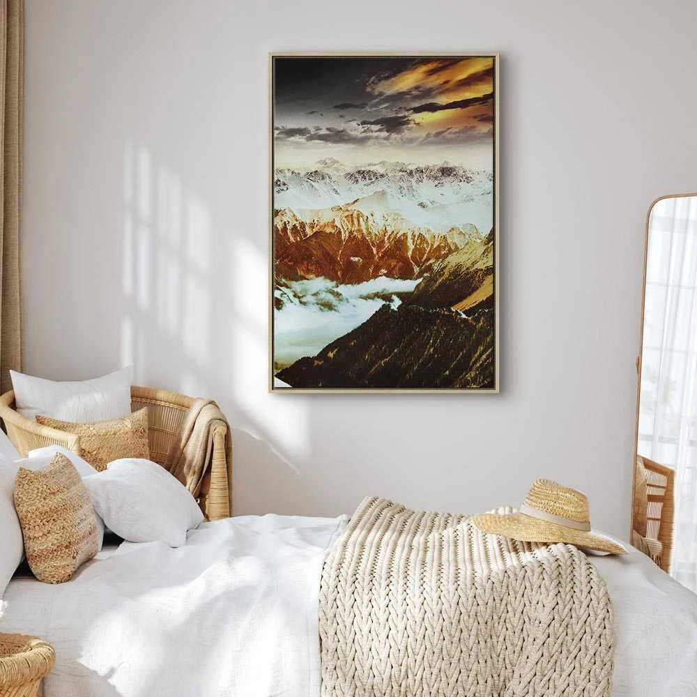 Artgeist Paveikslas - Copper Mountains (1 Part) Vertical