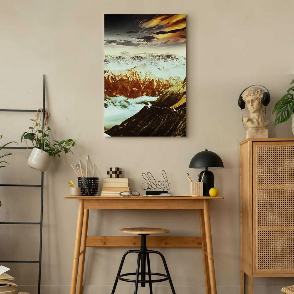 Artgeist Paveikslas - Copper Mountains (1 Part) Vertical
