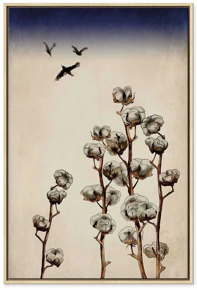 Artgeist Paveikslas - Cotton Branches (1 Part) Vertical