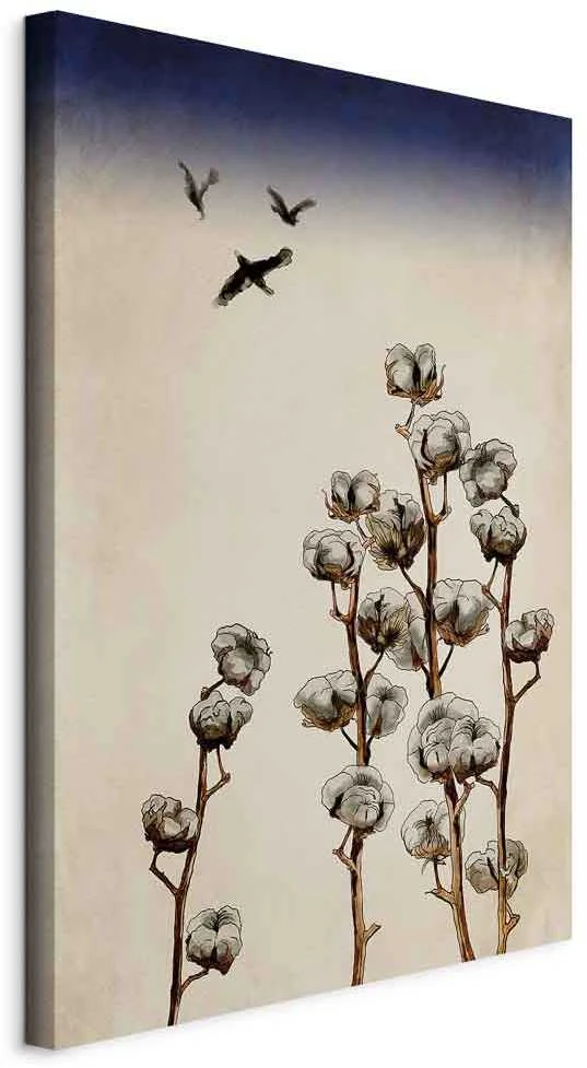 Artgeist Paveikslas - Cotton Branches (1 Part) Vertical