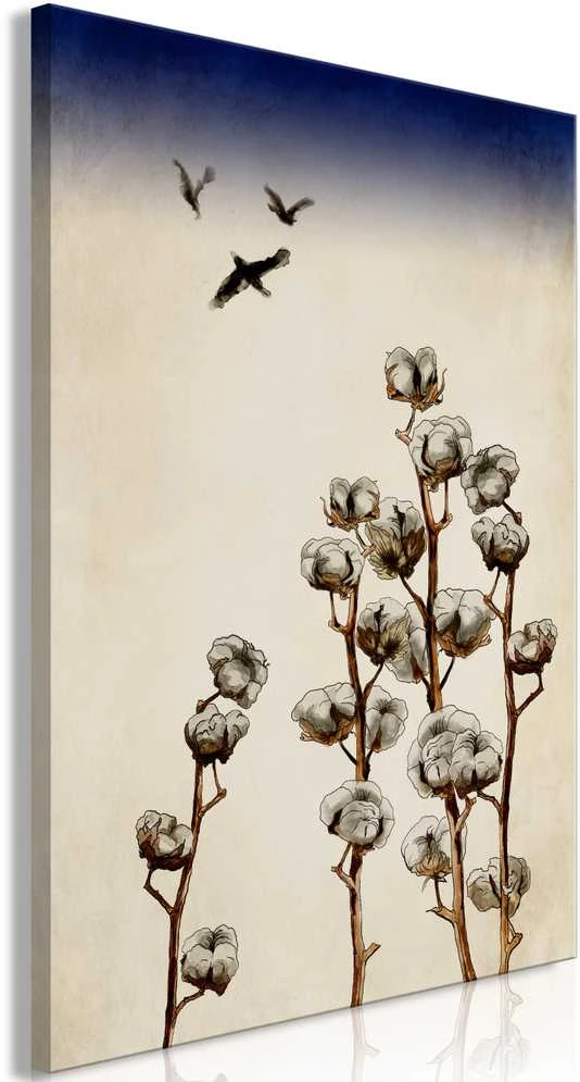 Artgeist Paveikslas - Cotton Branches (1 Part) Vertical