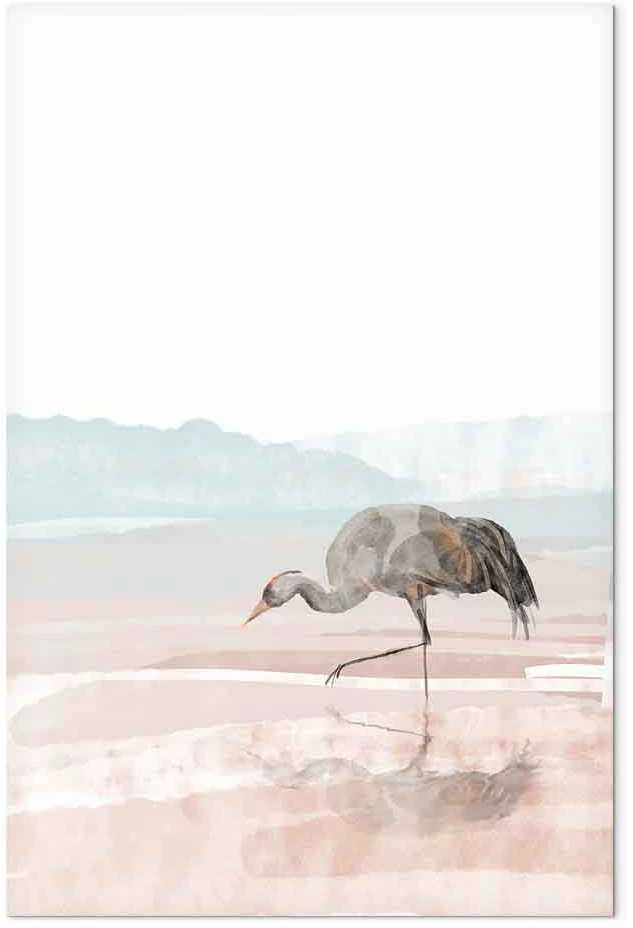Artgeist Paveikslas - Crane in the Morning (1 Part) Vertical