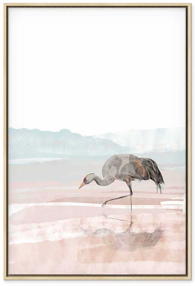 Artgeist Paveikslas - Crane in the Morning (1 Part) Vertical