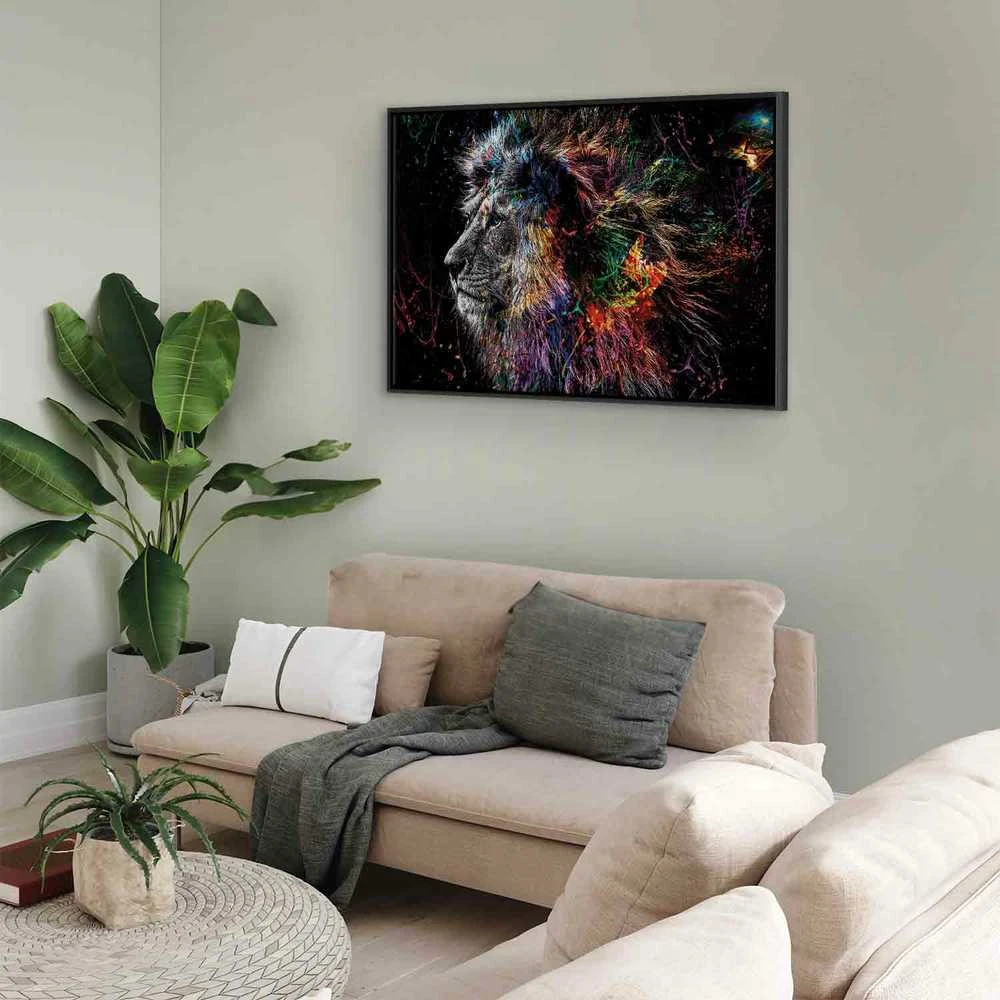 Artgeist Paveikslas - Crazy Lion (1 Part) Wide